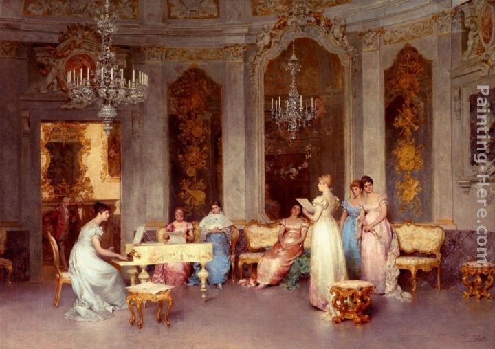 Francesco Beda Parlor Scene